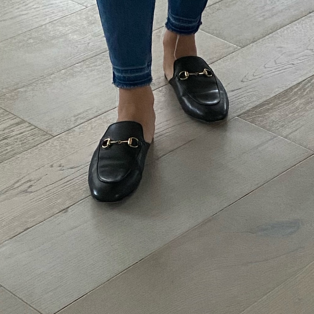 Gucci Princeton leather Mule in black